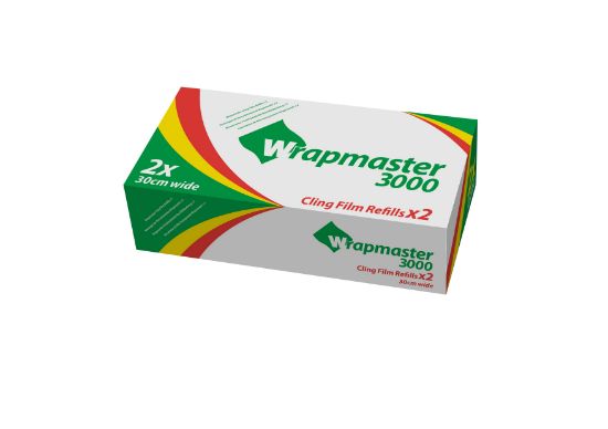 Picture of WRAPMASTER CLING FILM 30CM 500MTR (PACK OF 2)