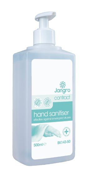 Picture of JANGRO CONTRACT 450ML PUMP BOTTLE ALCOHOL GEL (SINGLE)