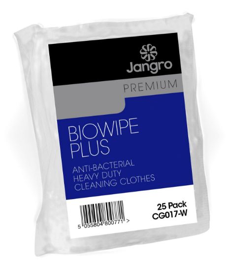 Picture of JANGRO PREMIUM BIOWIPE PLUS 50CMX36CM WHITE (PACK OF 25)