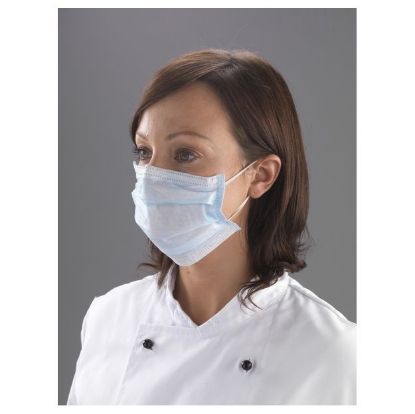 Picture of 3PLY GENERAL PURPOSE TYPE I FACE MASK (CASE OF 1000)