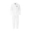 Picture of BIZTEX SMS BOILER SUIT TYPE 5/6 WHITE SIZE SMALL (ANTI-STATIC) DISPOSABLE WORKWEAR