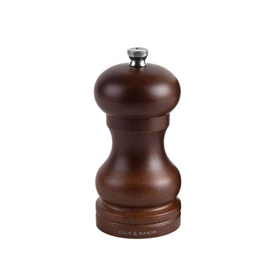 Picture of COLE & MASON PRECISION FOREST CAPSTAN DARK WOOD PEPPER MILL 120mm (SINGLE)