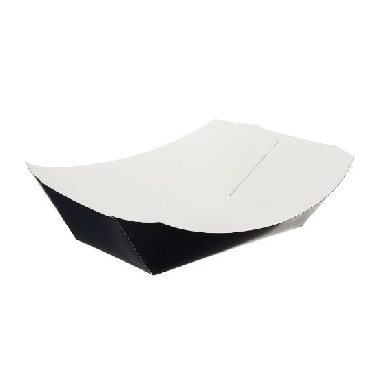 Picture of BLACK FOLDED BOARD CHIP TRAY 42X62X100MM (CASE OF 500)