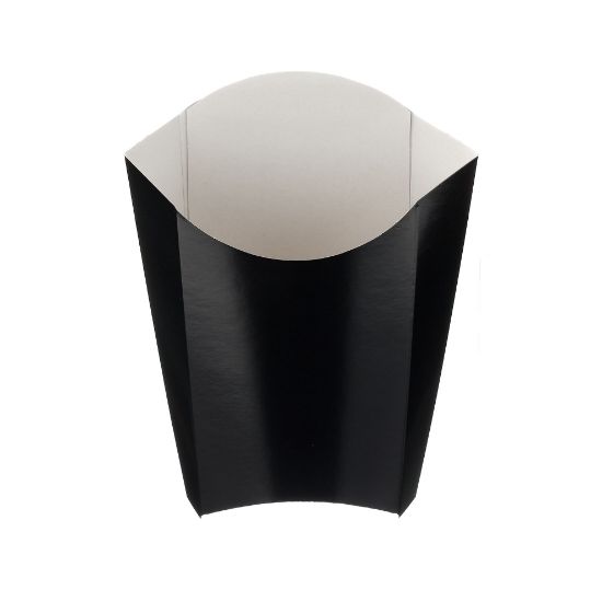 Picture of BLACK FOLDED CHIP SCOOP LARGE (CASE OF 500)