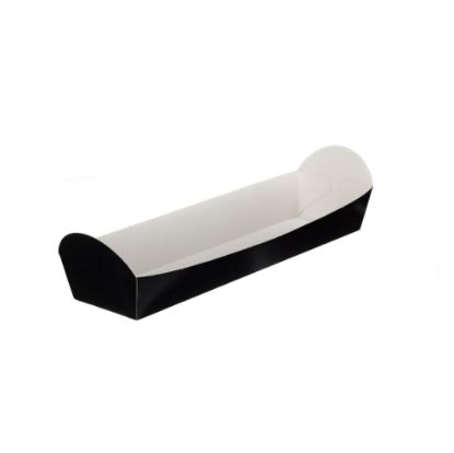 Picture of BLACK FOLDED BOARD BAGUETTE TRAY 35X60X247 (CASE OF 500)