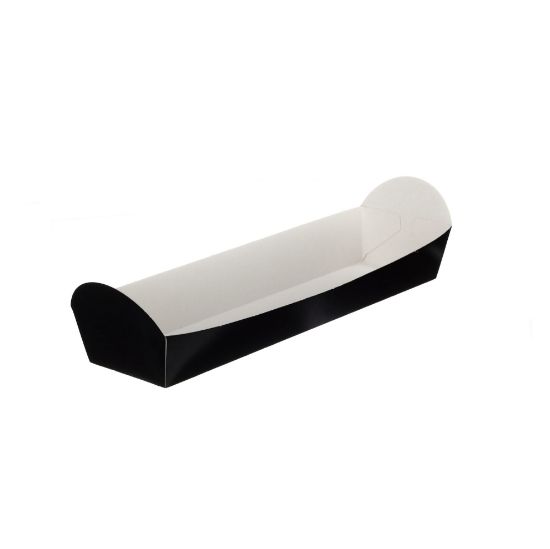 Picture of BLACK FOLDED BOARD BAGUETTE TRAY 35X60X247 (CASE OF 500)