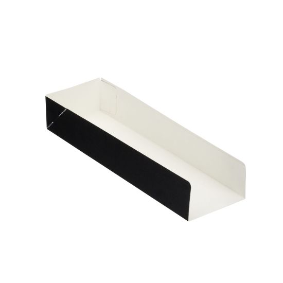 Picture of BLACK FOLDED BOARD HOT DOG TRAY 40X70X240MM (CASE OF 500)