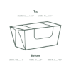 Picture of MICROFLUTE HINGED WINDOW HOT BOX 5 X 3"  (CASE OF 480)