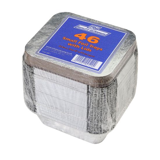 Picture of CATERPACK SMALL FOIL FOOD TRAY & LID 12.5x10cm x 46
