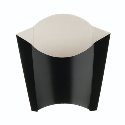 Picture of BLACK FOLDED BOARD CHIP SCOOP MEDIUM (PACK OF 250)