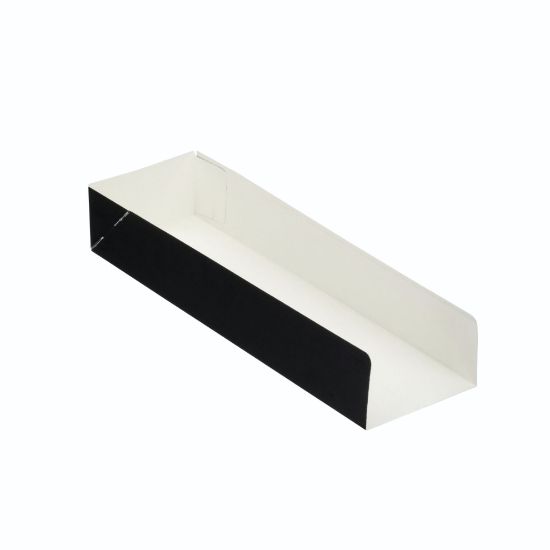 Picture of BLACK FOLDED BOARD HOT DOG TRAY 40X70X240MM (PACK OF 250)