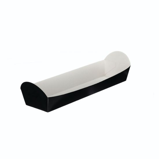 Picture of BLACK FOLDED BOARD BAGUETTE TRAY 35X60X247 (PACK OF 125)