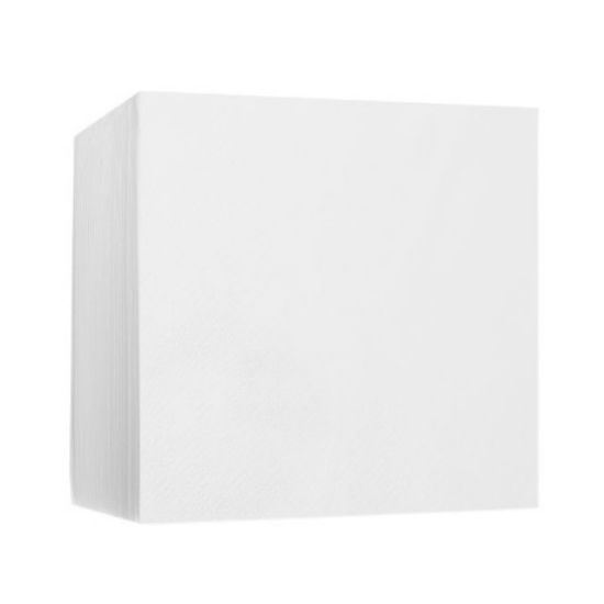 Picture of CONTRACT LUNCH NAPKIN 30CM X 28CM WHITE 1 PLY PURE (PACK OF 500)