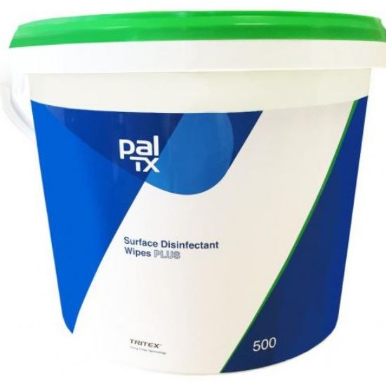Picture of PAL SURFACE SANITISING WIPES QAC AND ALCOHOL FREE BUCKET (500)