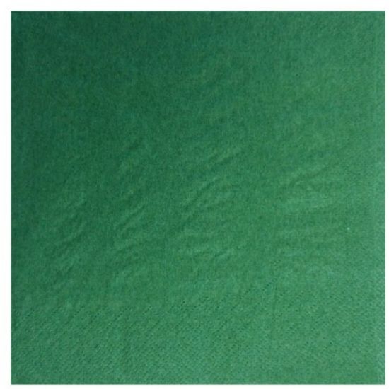 Picture of TABLIN AIRLAID DINNER NAPKIN 4 FOLD 40CM X 40CM FOREST GREEN (500)