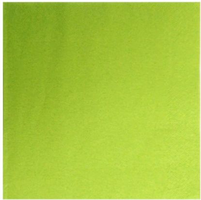 Picture of NAPKIN DINNER 40cm LIME GREEN 2 PLY (125)