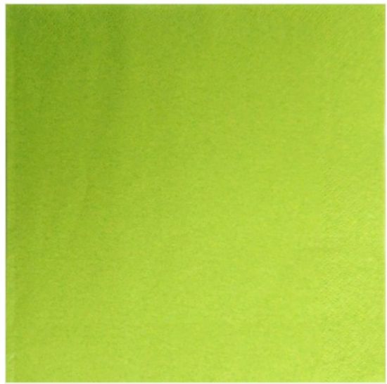 Picture of NAPKIN DINNER 39CM X 39CM LIME GREEN 2 PLY (125)