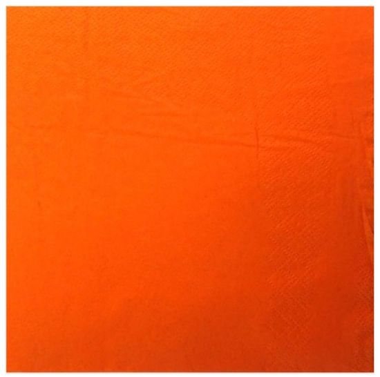 Picture of NAPKIN DINNER 39CM X 39CM ORANGE 2 PLY (125)