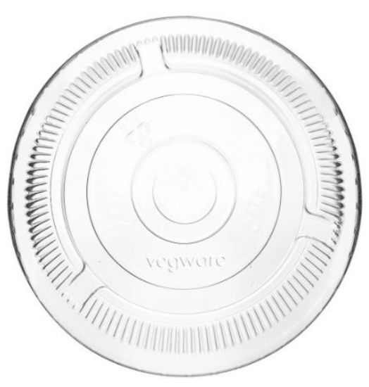 Picture of  VEGWARE PLA FLAT LID STRAW SLOT 96 SERIES (PACK OF 50)