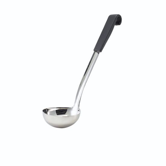 Picture of Genware Black Handled Ladle 34cm