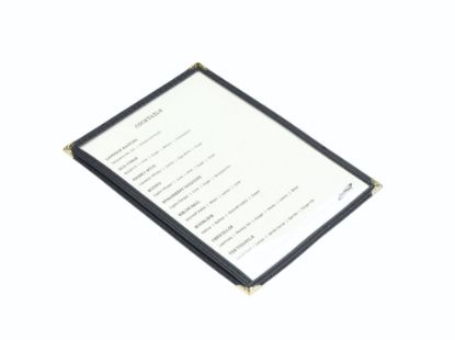 Picture of American Style Clear Menu Holder - 2 Page A4