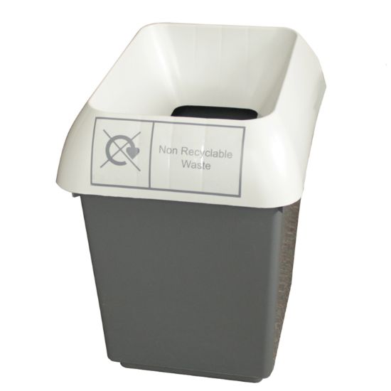 Picture of 30ltr Recycling Bin Complete With Lid For Non Recyclable *p